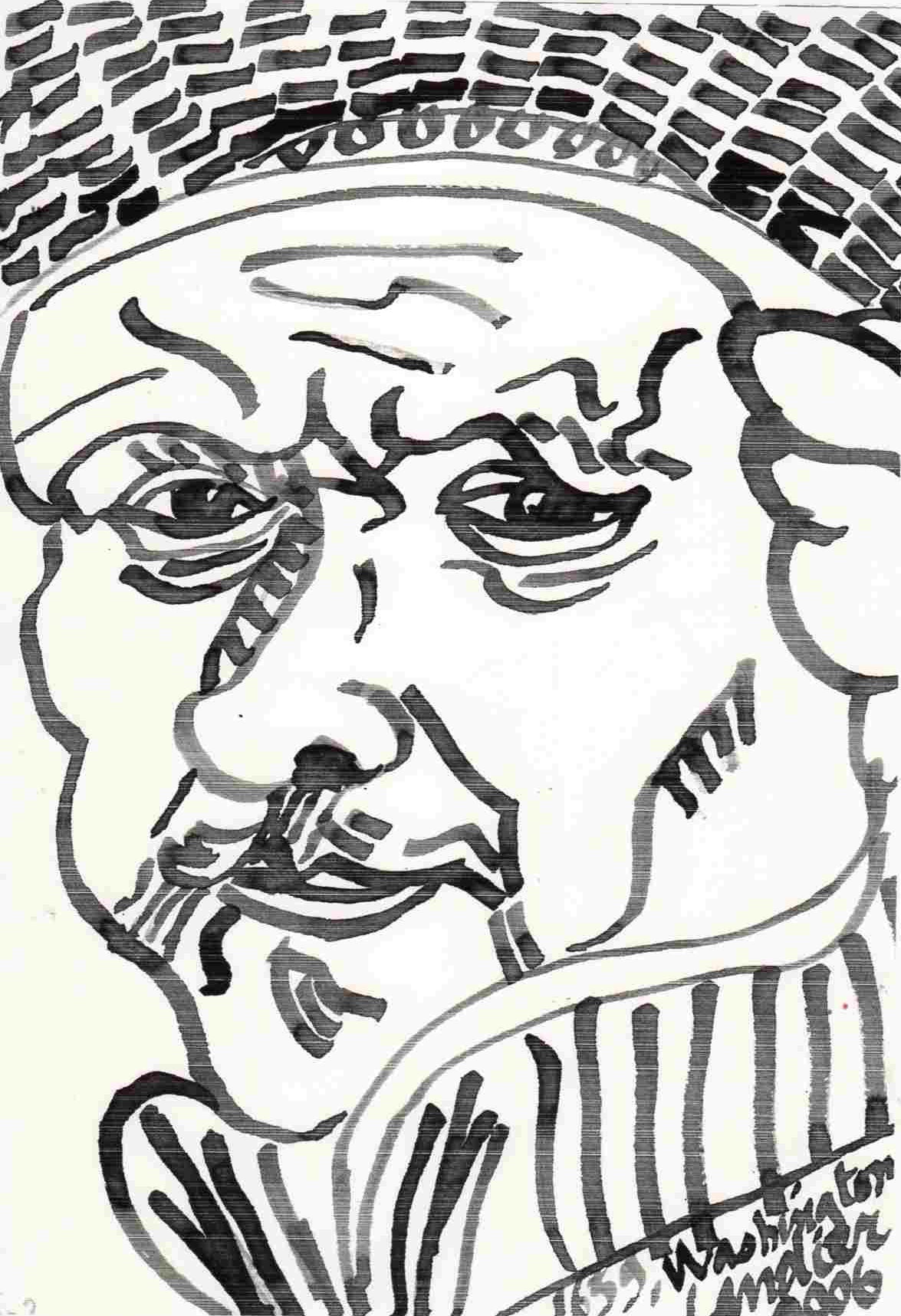 Drawing of Rembrandt