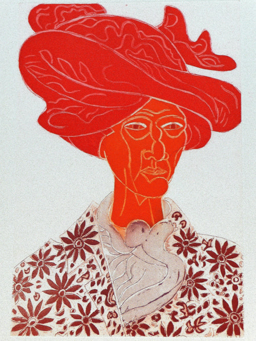 Self-portrait with turban